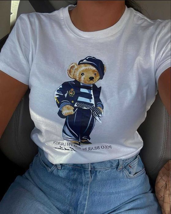 POLO BEAR  RL - 5 модела тениски - XS-2XL , дамска тениска ralph