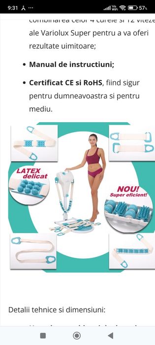 Aparat vibromasaj multifuncțional Italiana