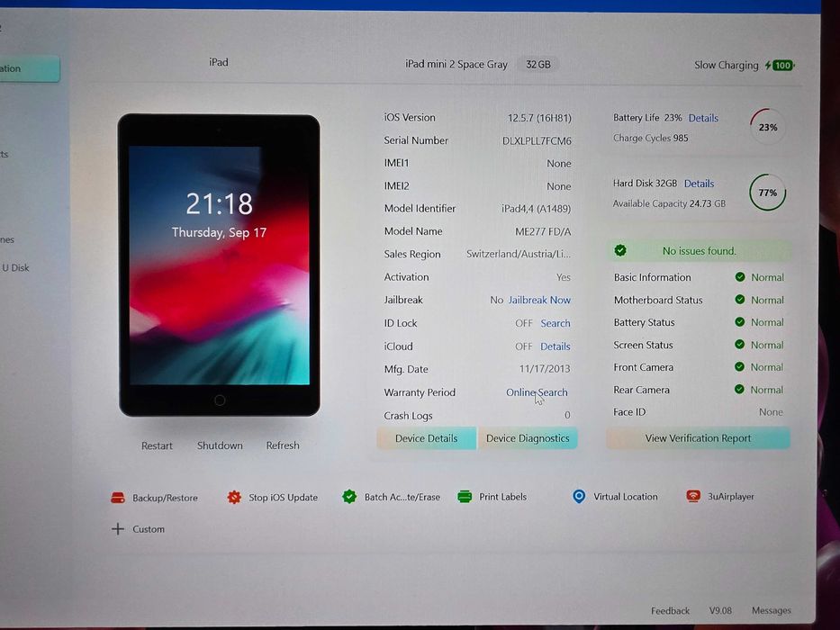 iPad mini 2 Space Grey 32gb + husa