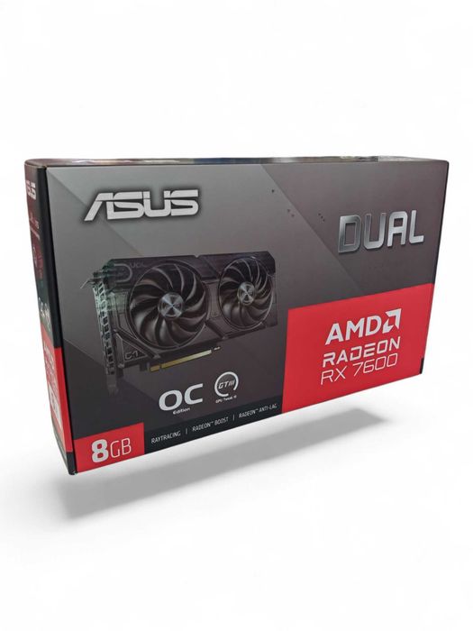 Placa Video ASUS Radeon RX 7600 DUAL 8GB EVO OC