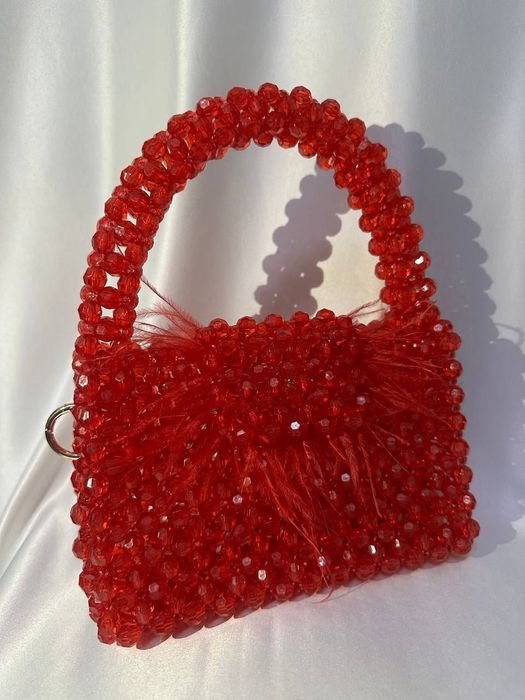 сумка из бусин ручная работа