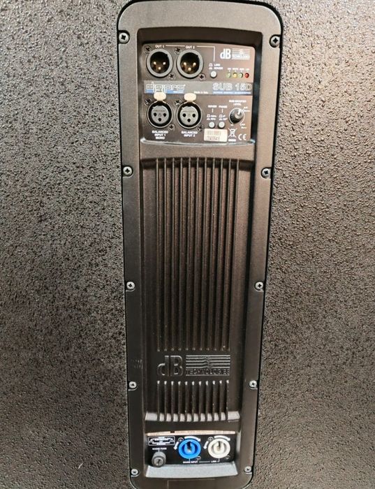 Mixer RCF și boxe bas subwoofer DB pentru DJ, formație, nuntă, botez