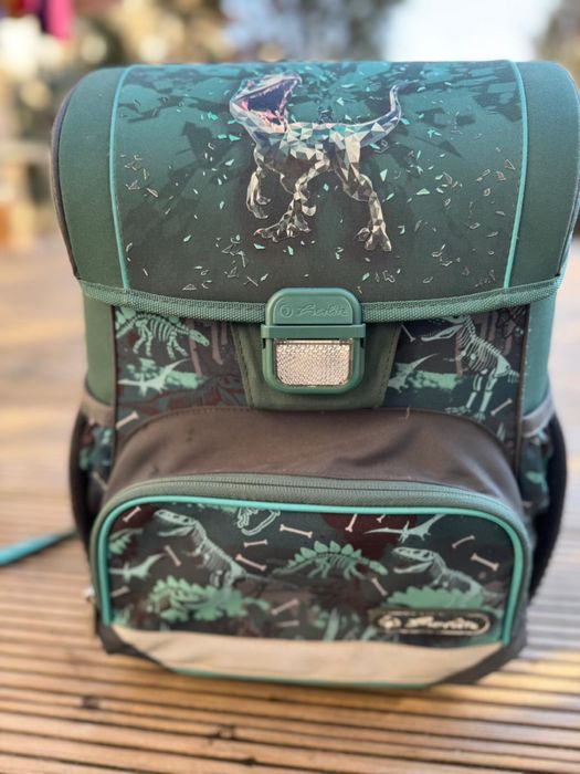 Ghiozdan Herlitz T-rex + penar