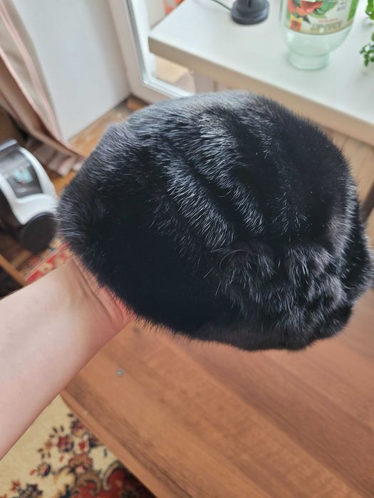 Норковая шапка женская