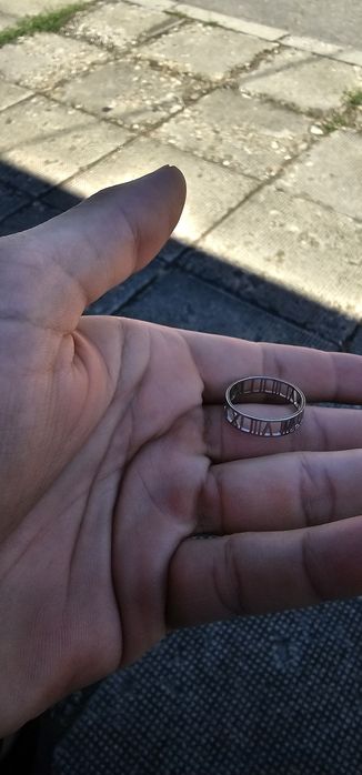 Пръстен 'Skyrim' неръждаема стомана за мъже и жени [Черен,Сребърен]