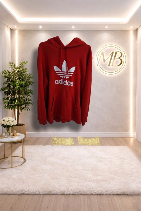 Hanorac roșu Adidas