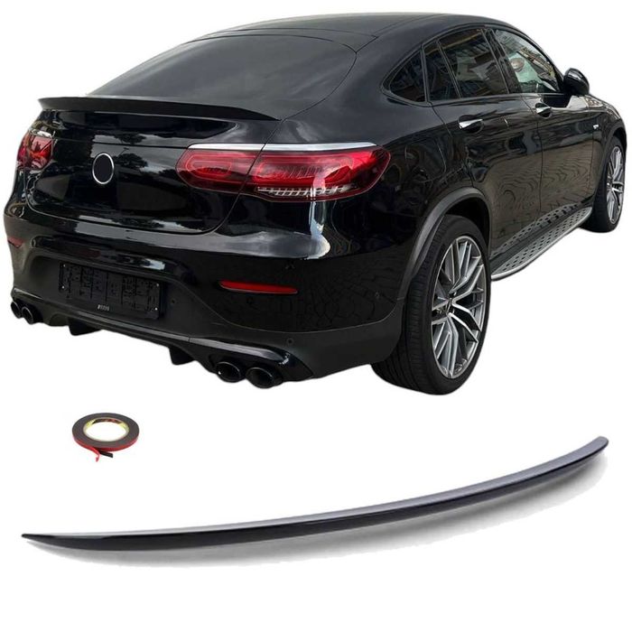 Eleron Lip Codita Portbagaj Mercedes C253 GLC Coupe AMG, Negru Lucios
