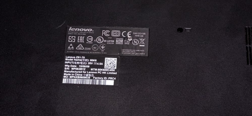 Ноутбук i5 5200U\R9 M375 Lenovo Z51-70 (80K6)