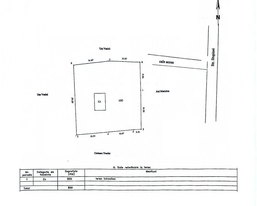 Teren Cu Priveliște Panoramică Excepțională – 1.700 Mp, Zona Gura Bust