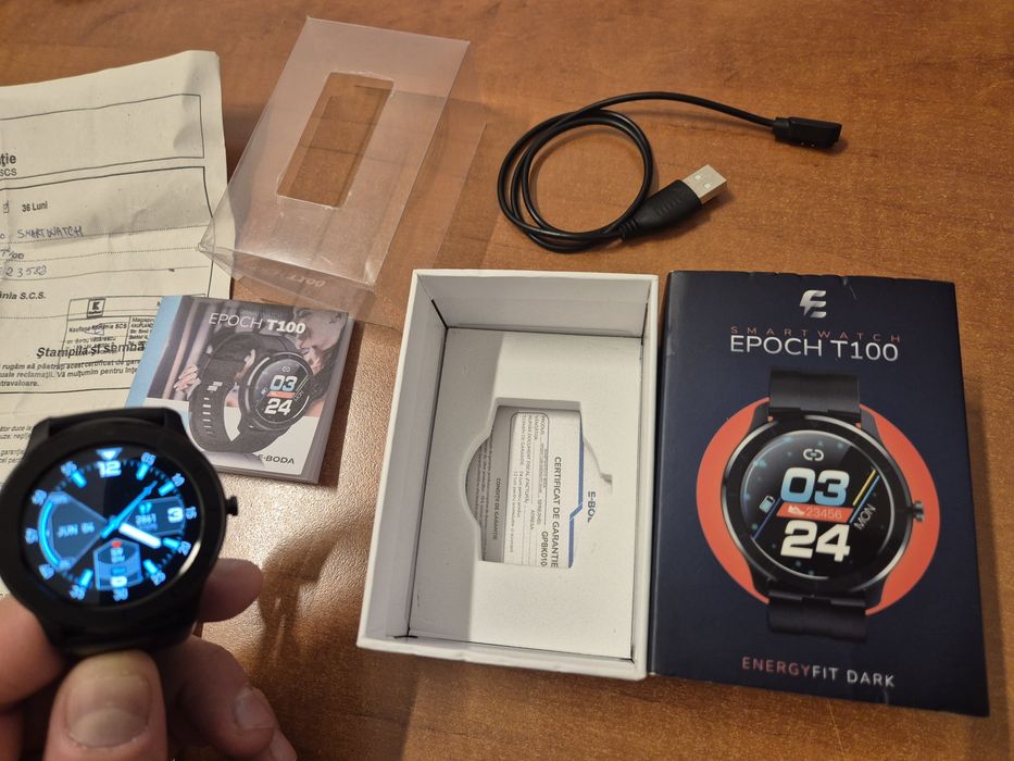 Ceas inteligent Smartwatch E-Boda Epoch T100 nou  garanție bon fiscal