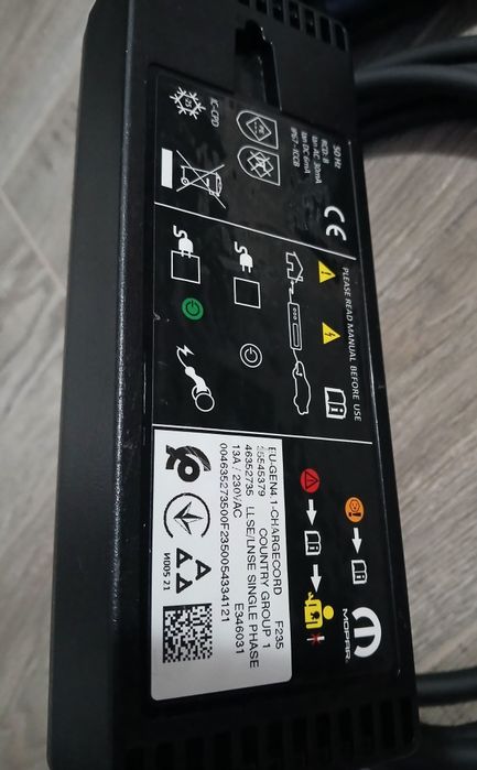 Cablu încărcare mașină electrica Type 2 Jeep Wrangler Grand Cherokee 13 A