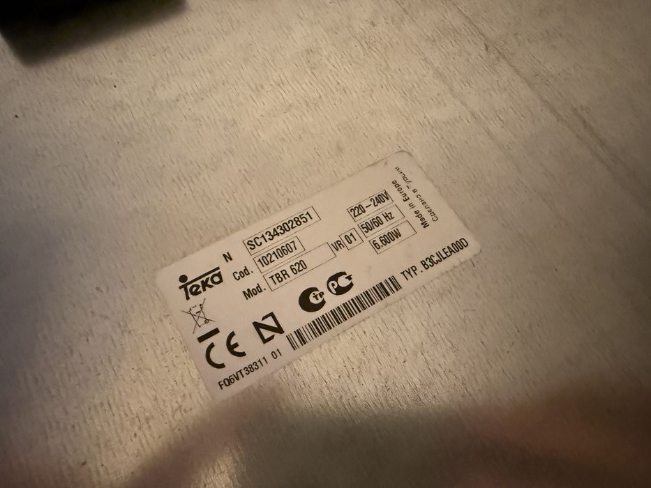 Керамичен плот за вграждане Teka TBR 620