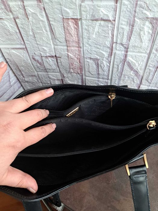 дамска чанта,черна кожена чанта-естествена кожа