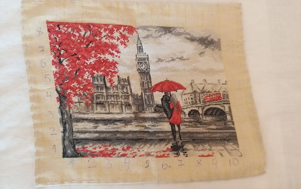 Гоблен "Лондон" в черно-бяло