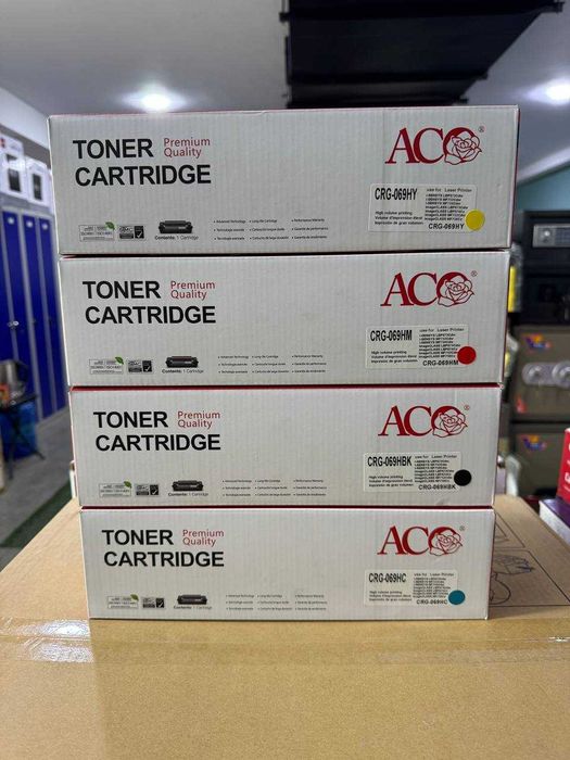 Тонер картридж для Canon 069H Bk/C/M/Y c Чипом комплект