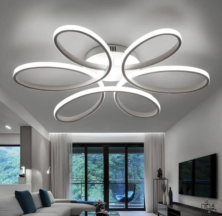 LED полилей за хол – 65W, бял