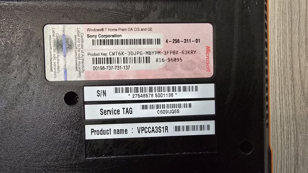 Ноутбук Sony PCG-61715V