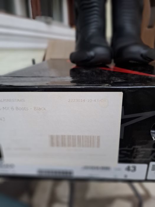 Cizme moto purtate 1 dată