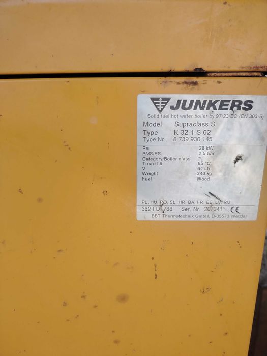 Centrala pe lemne JUNKERS