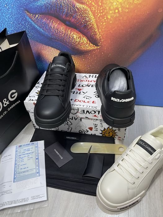 Adidasi Dolce Gabbana piele naturala 100% Full Box colectie noua