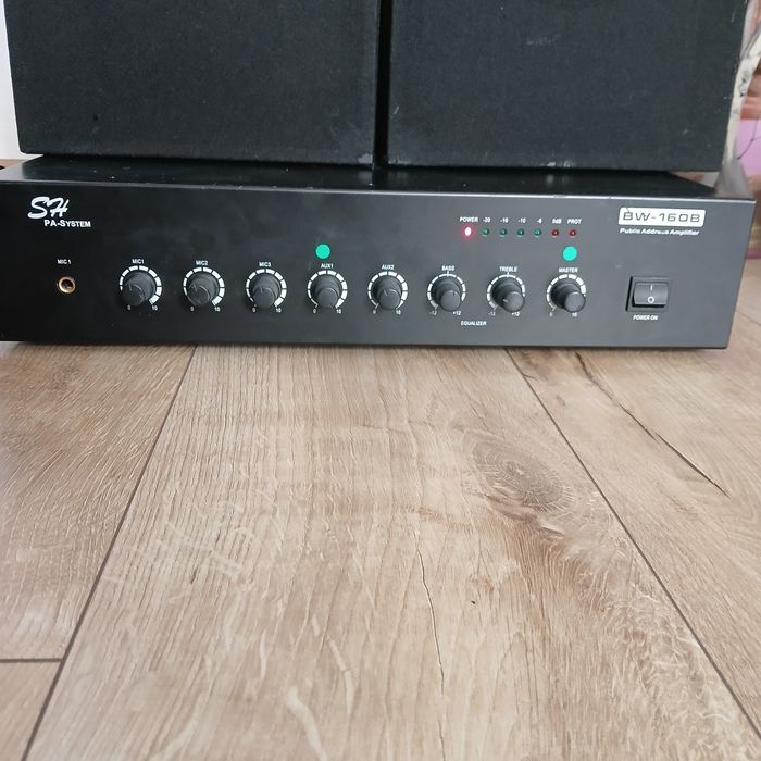 Vând amplificator  B w 160 B cu egalizator