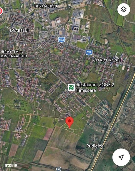 AV624 Parcele de teren in Calea Urseni(Giroc), 534mp, 38.500euro
