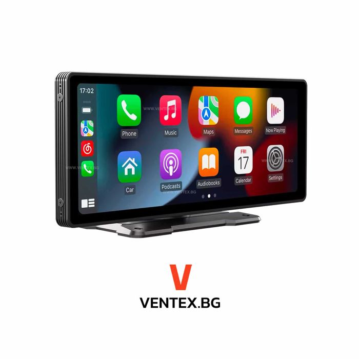 Универсална мултимедия за кола 10 инча, Carplay Bluetooth USB + Камера