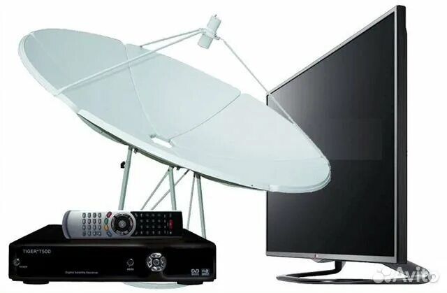 Установка и демонтаж спутниковых антенн