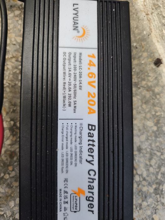 Зарядно само за lifepo4 батерии 12v 10А и 20A