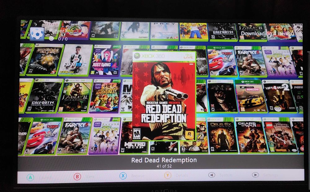 Xbox 360 modat,50 de jocuri de top GTA 5,Minecraft,NFS,maneta,cabluri