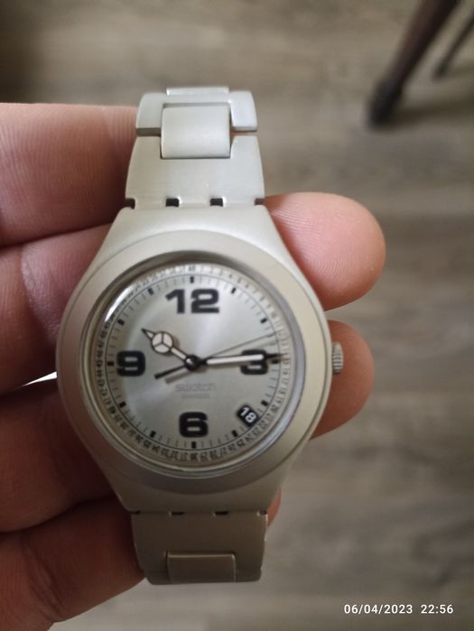 Baby Gshock/ Swatch irony aluminiu