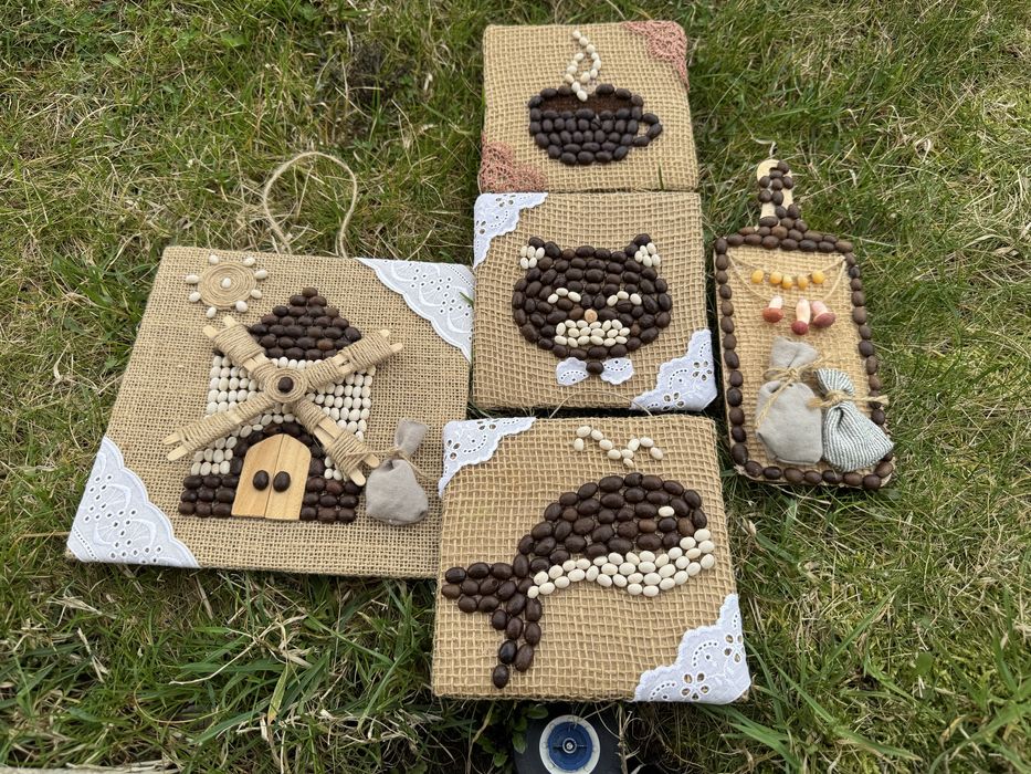 ръчно изработени картини и завеси за дома