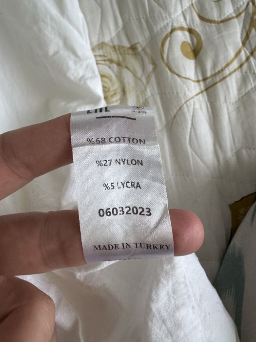 Белое платье. Летнее. Без рукавов. Хлопок. 42 размер