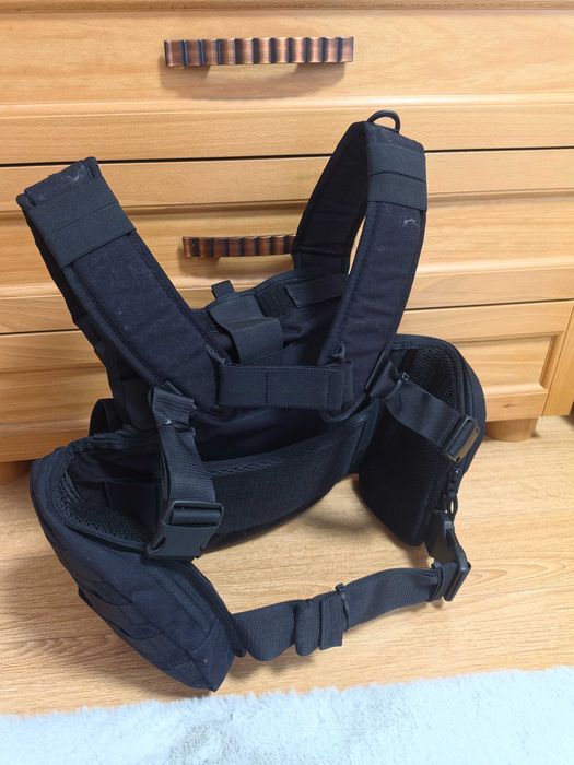 Тактическа жилетка Tasmanian Tiger, Chest Rig MK II, Molle, регулируема, черна, един размер