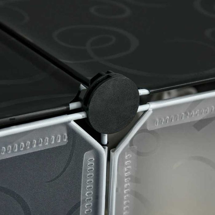 Модулна стелажна система HOMCOM за 6 чифта обувки, 49смx36,5смx108см