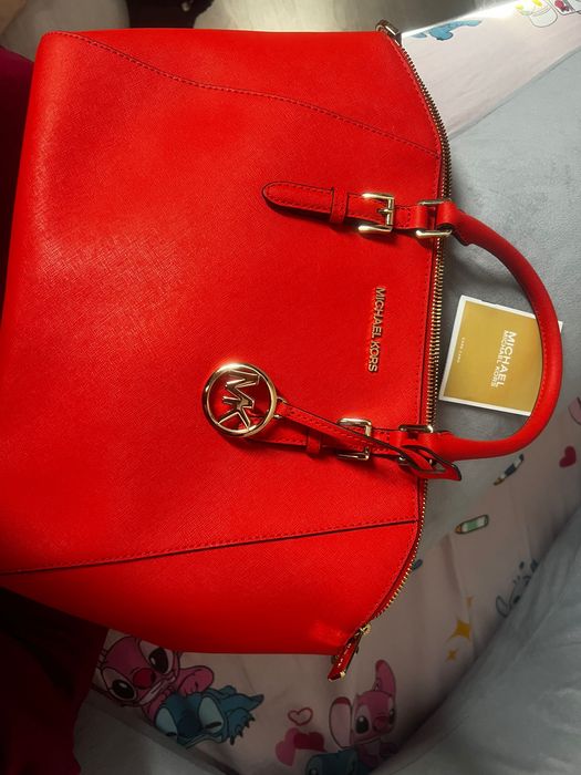 Geanta originala dama, Michael Kors,  piele naturala, certificat garantie