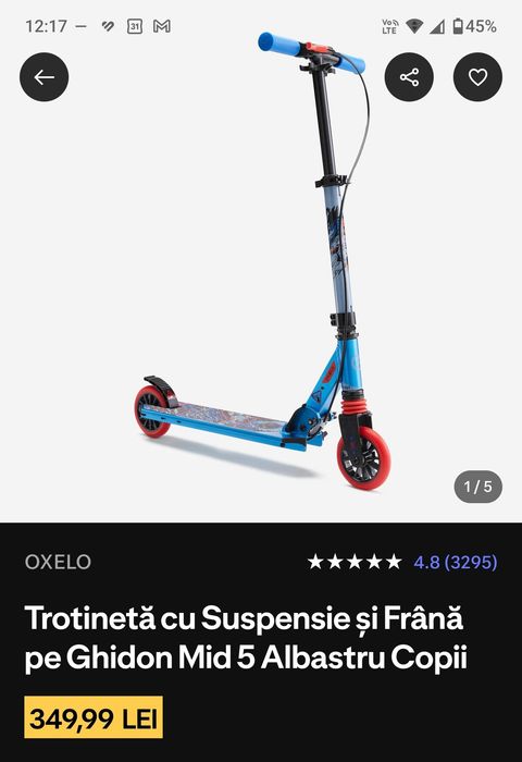Trotineta Oxelo Mid 5