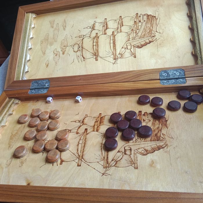 Нарды ручной работы