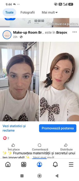 Make-up profesional in Brașov. La domiciliu și acasă