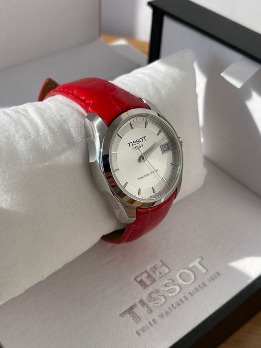 Tissot couturier Automatic Lady - red strap - automatic