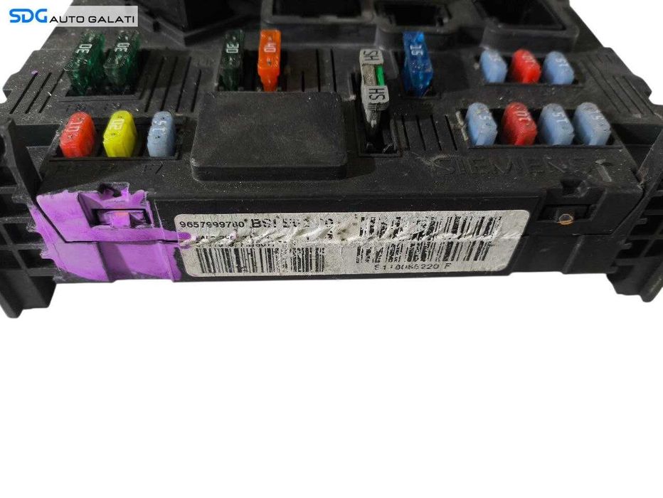 Kit Pornire ECU Calculator Motor Control Confort BSI Cititor Chei Cheie CIP Imobilizator Peugeot 206 1.4 Benzina 1998 - 2012 Cod 9665050780 9655883280 [LS0170] [LS0171]