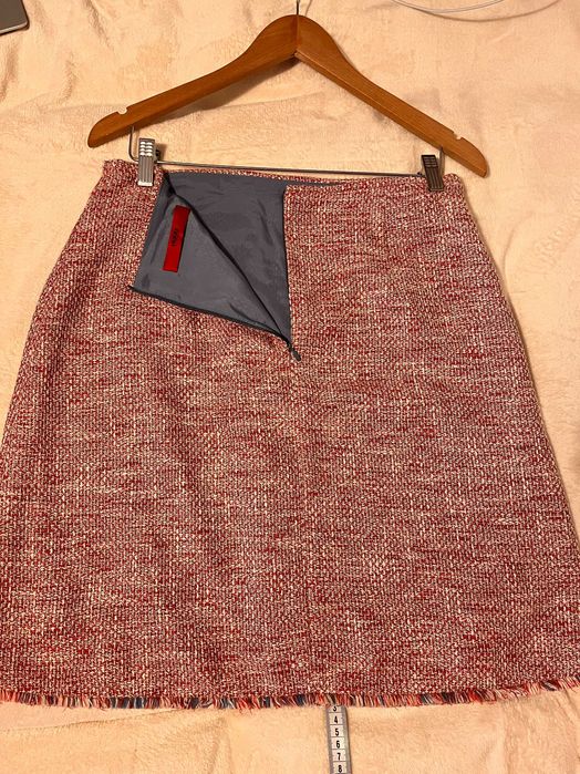 Fusta Hugo Boss cotton bumbac