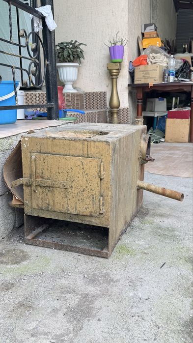продам угольная печь для отопление