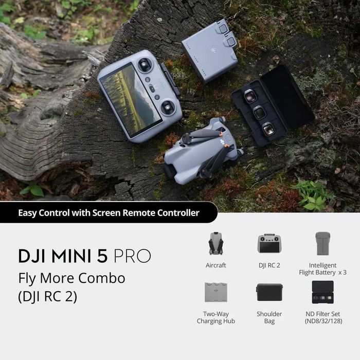 DJI Mini 5 Pro  Неразличим от нов  с 2 години гаранция и опция за DJI Care