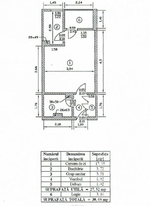 Garsoniera cocheta, Brancoveanu, 64.900€