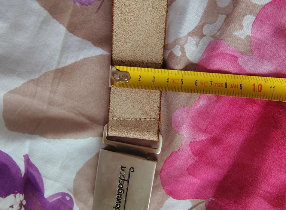 Curea de piele naturală Devergosport , 105 cm lungime