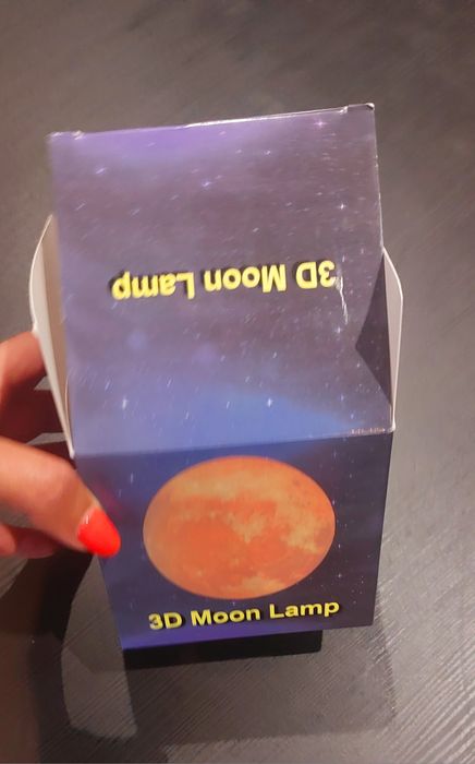 3 D нощна лампа луна