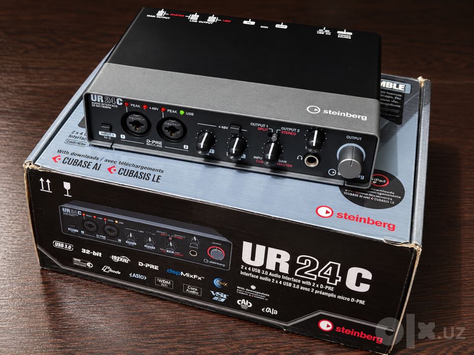 Аудиоинтерфейс Steinberg UR24C (Аудиокарта)