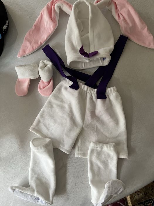 Костюм зайца на 2-3-4 года