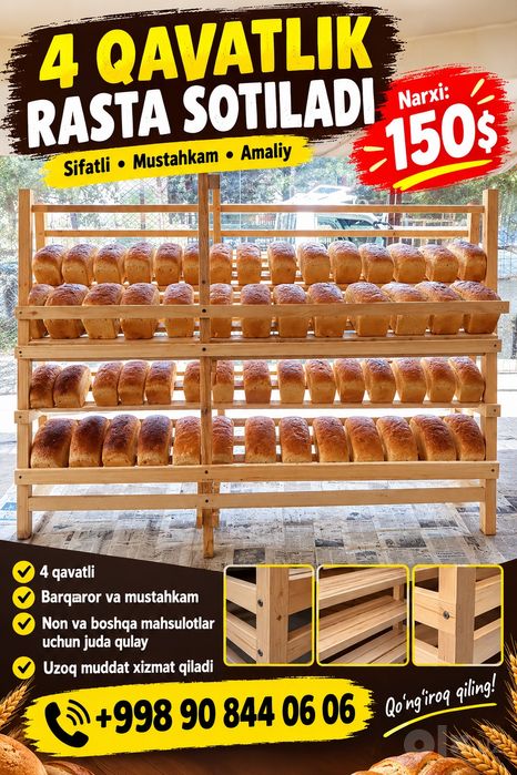 Rasta sotiladi 4 qavatlik katta